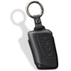 Jinmanyuan Compatible with Lexus Key Fob Cover Leather with Keychain