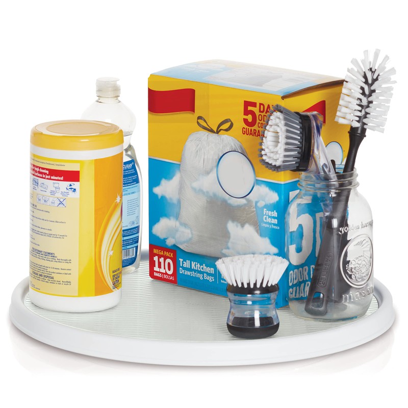 Copco Basics Non-Skid Lazy Susan for Under Sink and Cabinet
