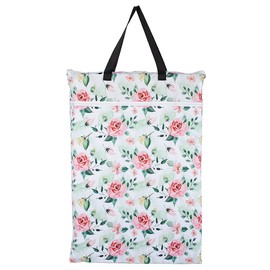 Bolsa grande para pañales de tela húmeda y seca para colgar pañales reutilizables o lavandería