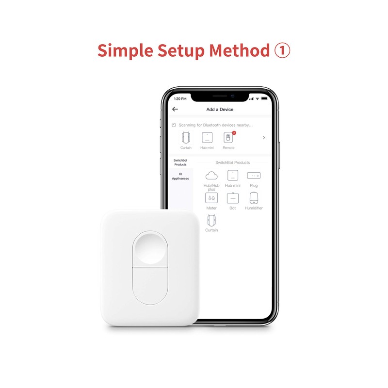 SwitchBot Remote One Touch Button - Compatible with Multiple SwitchBot