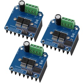 Heevhas BTS7960 43A High Performance Double DC Stepper Motor Driver Module Motor Driver Module Module Board 5.5 V to 27 V for Smart Car (Pack of 3)