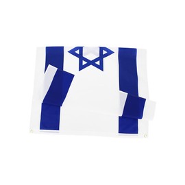 ANJOR Israel Flag 3x5 Foot Israeli National Flags with Brass Grommets 3 X 5 Ft