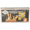3 in 1 Wooden Games - Chess - Checkers -