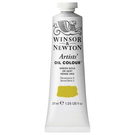Winsor & Newton Artists' Oil Color, 37ml (1.25 oz) Tube, Green Gold