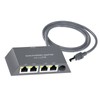 GOWENIC 4 Ports Ethernet Adapter, Gigabit Multi Ports Satellite Ethernet