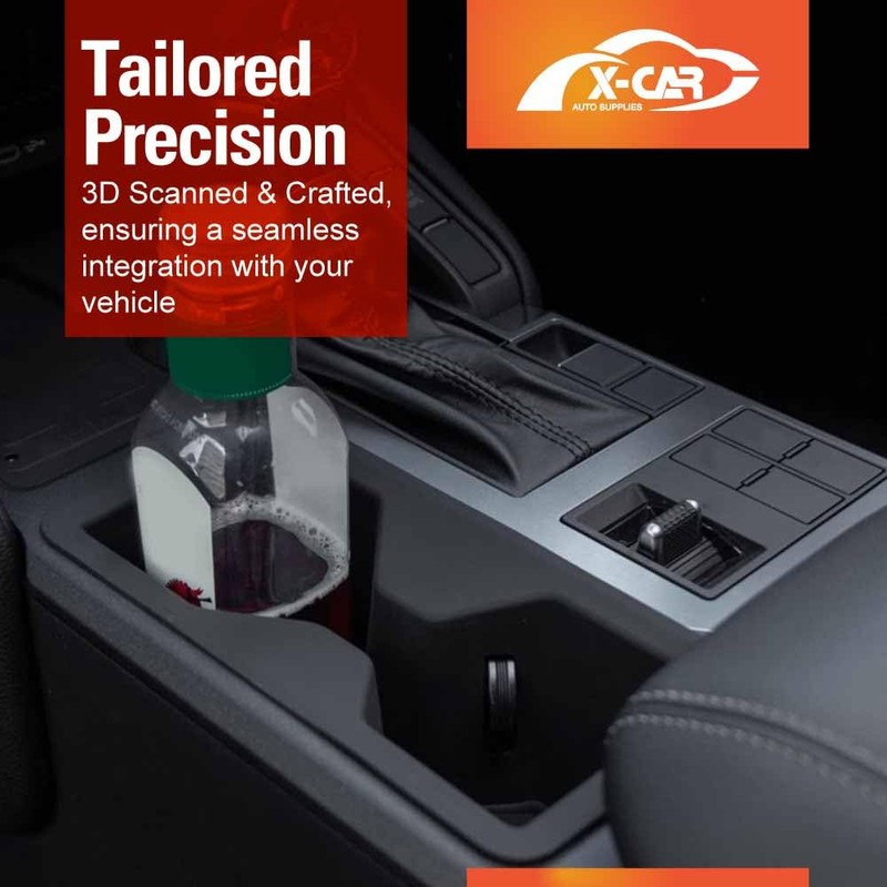X-CAR Centre Console Rubber Cup Holder Insert for Toyota Prado