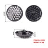 5 botones redondos de metal con diamantes de imitación, decoración