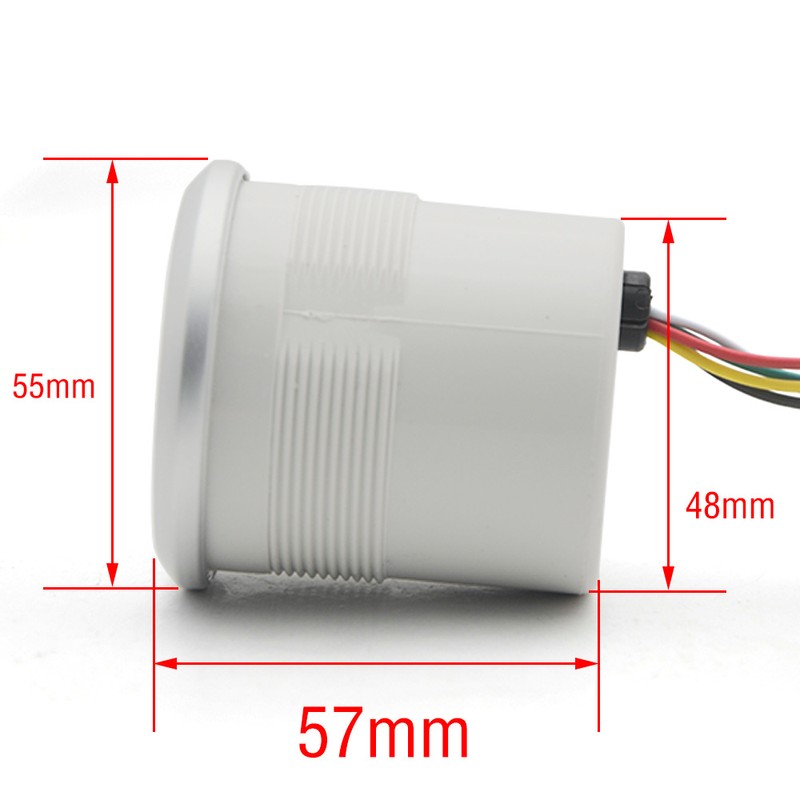 2 Inch 52mm LED Tachometer Gauge Car Digital Meter 0-8000RPM