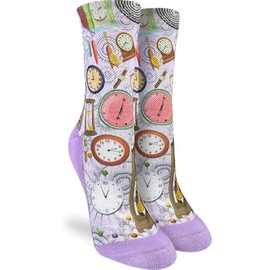 Good Luck Sock Women's Clocks Socks, Shoe Size 5-9