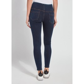 Lyssé Toothpick Skinny Jeans – Plus Size Stretch Jeans for Women and Denim Leggings with Hidden Waistband (Indigo, 1X)