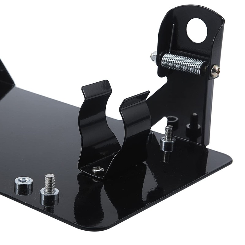 Samlight License Plate Bracket 8 3/4 Inch Flip-Up Winch Roller