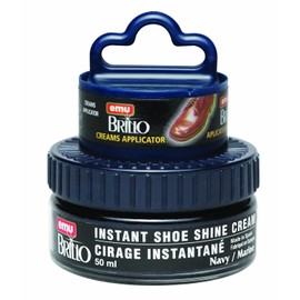 Moneysworth & Best Emu Brillo Instant Shoe Shine Cream Kit, Navy, 50 ml