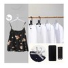 Goods Land GD-ORIHAN-2SET-BK-BK Folding Hanger, Foldable, Stylish, For Travel, Aluminum,