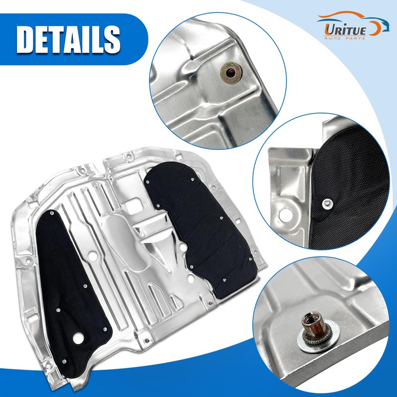 Uritue 74110-TBA-A00 Engine Splash Guard Under Car Shield Cover Board