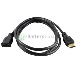 Fenzer HDMI 1.4V Male to Female Extension Cable Gold Plated 1080P Extension Cord 6ft