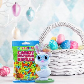 Candy Dispenser Refills, Assorted Fruit Flavored Hard Candies, Easter Basket Stuffer Gifts, 4.19 Ounces (Pack of 3)