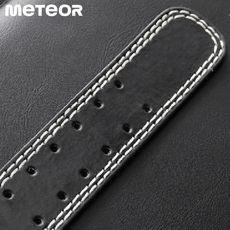 Meteor PU Leather Weightlifting Belt - Self-Locking for Enhanced Support
