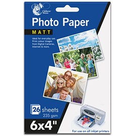 Chiltern Wove 6" x 4" Photo Paper MATT 26 Sheets 235gsm