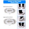 WellMall 8 Pcs Mop Slippers Socks Floor Cleaning,Microfiber Shoe Covers