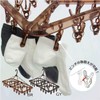 Ohe Laundry Drying Hanger, Brown, with 32 Pinches, Strong, UV-resistant,