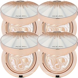 Age 20's Essence Cover Pact HG Aurora Gold Edition No. 23 (4 units) / 에이지투웨니스 에센스 커버 팩트 HG 오로라 골드에디션 23호 본품4개