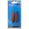 Hardware Essentials 851338 Floor Door Stops Wedges Brown 3" -