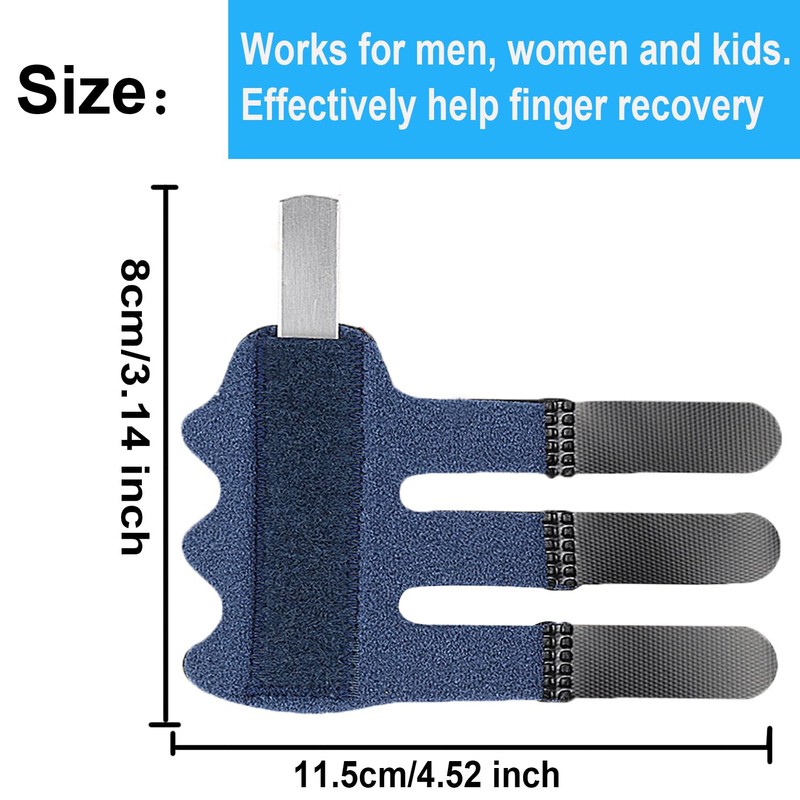 Reppkyh Finger Splints Trigger Finger Braces for Ankle, Pack of