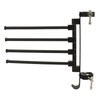 RV Clothes Drying Rack Aluminum Multifunctional Anti Rust 180° Rotatable