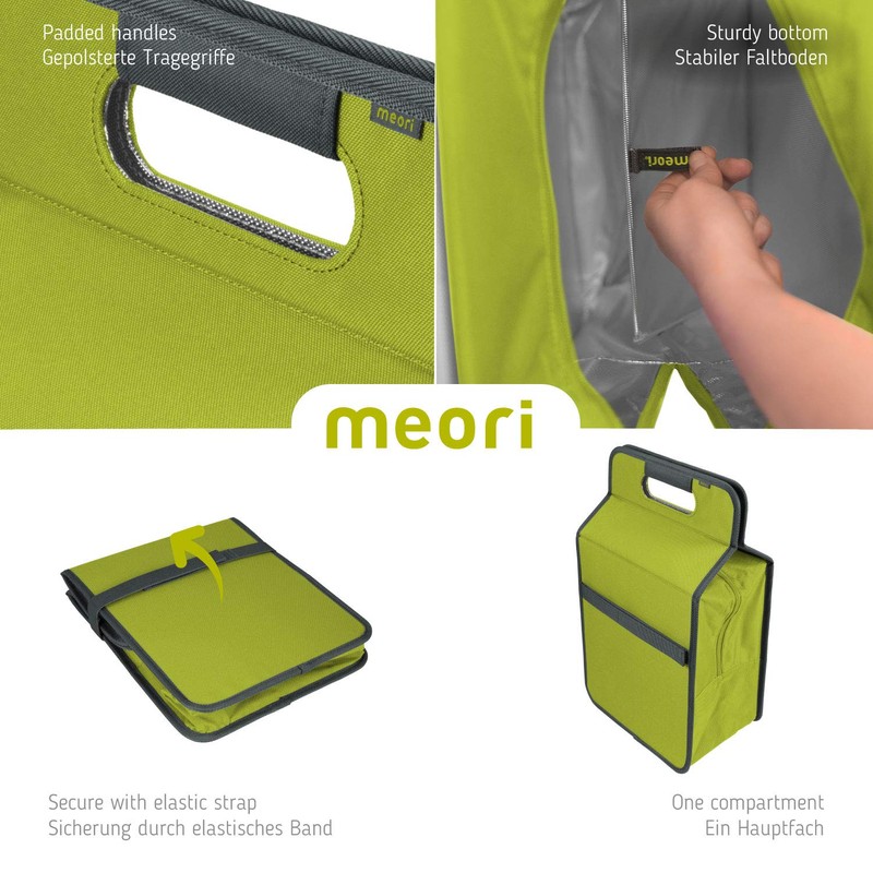 Meori, versatile folding bag for easy transportation of food and