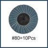 INFINAUTO 10pcs 2 Inch High Density Flap Disc Sanding Grinding