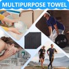 6 x Microfibre Cleaning Cloths, Black Microfibre Cloths, Barista Cloth,