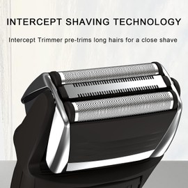 Replacement Shaver Foil Compatible with Remington Electric Shaver TITANIUM-X Flex & Pivot Foil and Cutter for F5800 & F7800, Replacement Heads Fit for Remington F4900, F5800 and F7800 (1 Pcs)