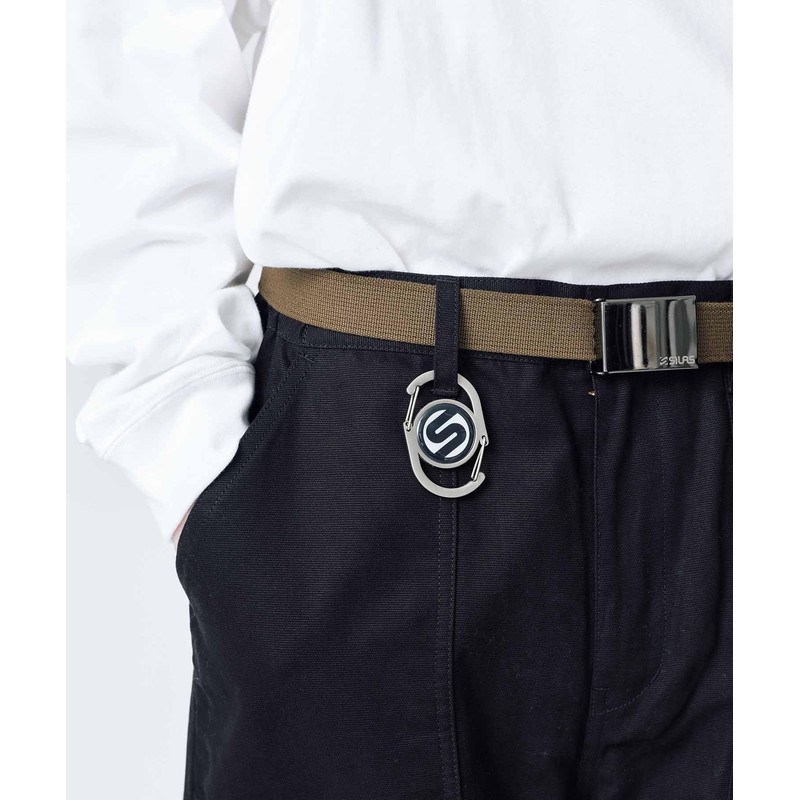 Cyrus Carabiner Men's Silver One Size, Silver