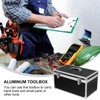 GANAZONO Aluminium Alloy Toolbox with Handle Portable Storage Case Foam