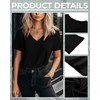 Riyiper 3 Pack Women's Tshirts V Neck Summer Trendy Short