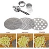 Potato Masher, Stainless Steel Potato Ricer, Manual Squeezer, Vegetable Masher,