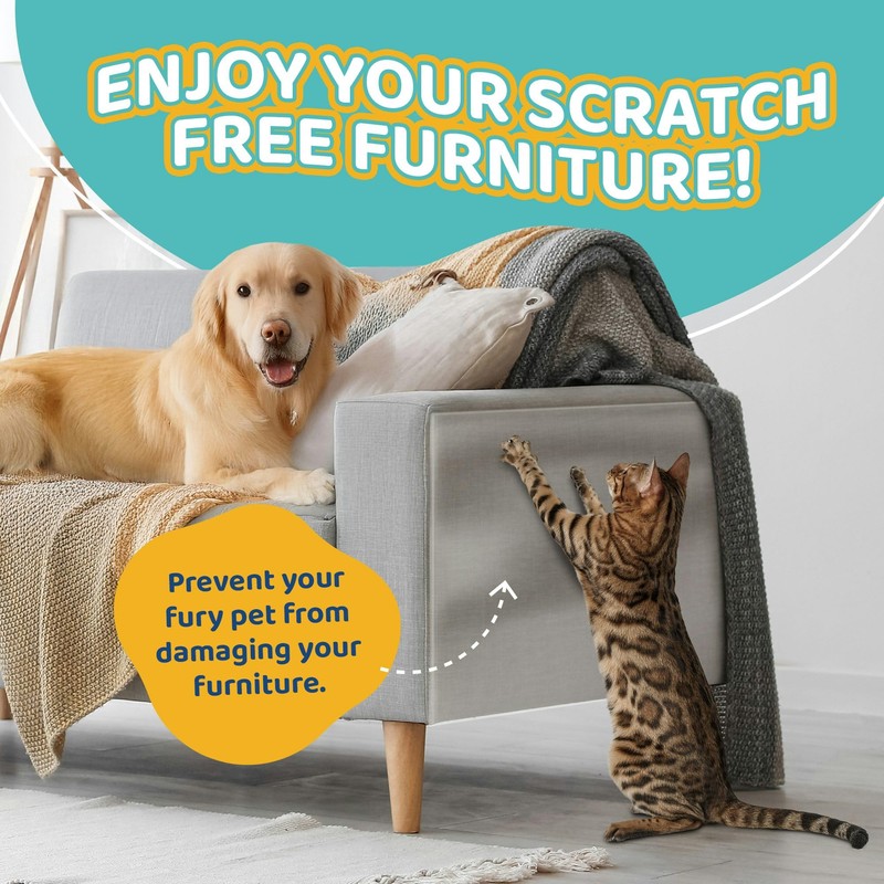 Mimi&Bubu [New Glue Extra-Thick BPA-free] Anti Scratch Furniture Protector(160" x