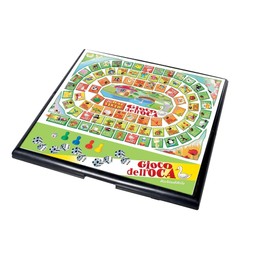 Goose Game for Children Board Goose Game Suitcase Folding Game Board Board Game for the Whole Family