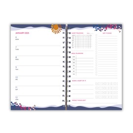 Goal Getter 2025 Weekly & Monthly Planner, 16-Month Lifestyle Planner: September 2024 - December 2025, 9" x 6" - Just Start