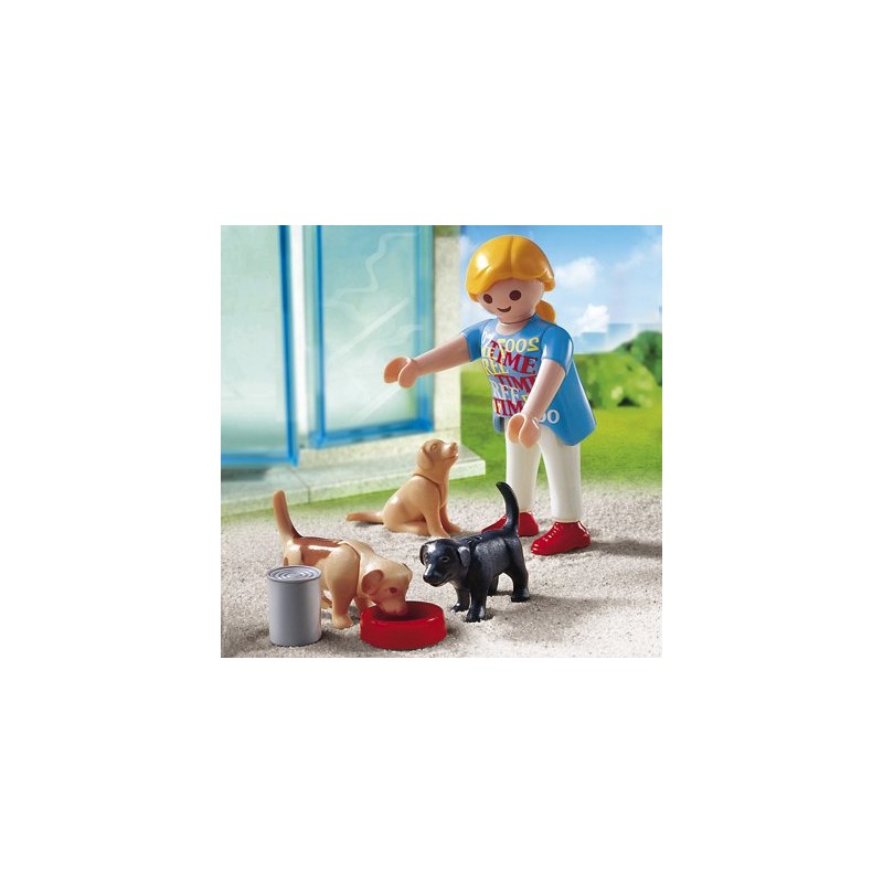 PLAYMOBIL 4687 Special - Frau mit Welpen