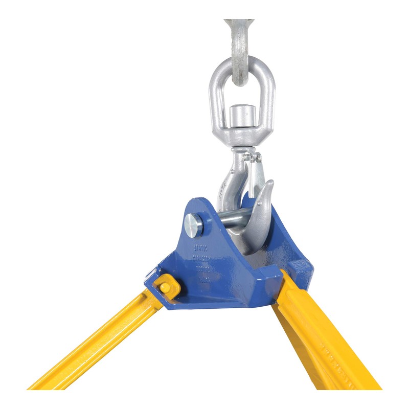 Vestil HOOK-S-6 Steel Swivel Hook with Shackle 6,000 Lb. Capacity