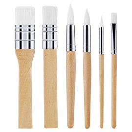 Painting Supplies Brushes, Paint Brushes, Set of 6, Watercolor Brushes, Oil Paintbrushes, Acrylic Brushes, Paintbrushes, Paints, Oil Paints, Watercolor, Face Brushes, Round Brushes, Flat Brushes,