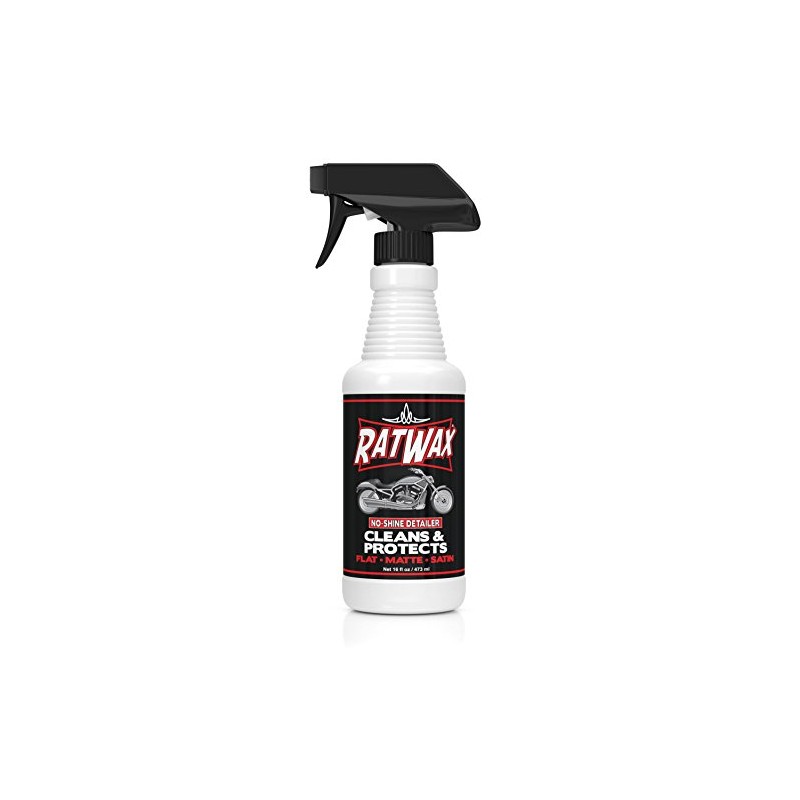 RAT WAX Motorcycle Matte Finish Detailer Spray Cleaner w/UV Protection