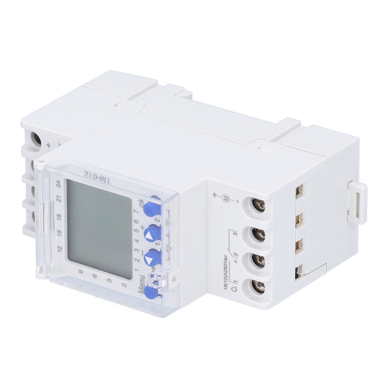 Time Control Switch Intelligent Power Supply Guide Rail Timer TM612