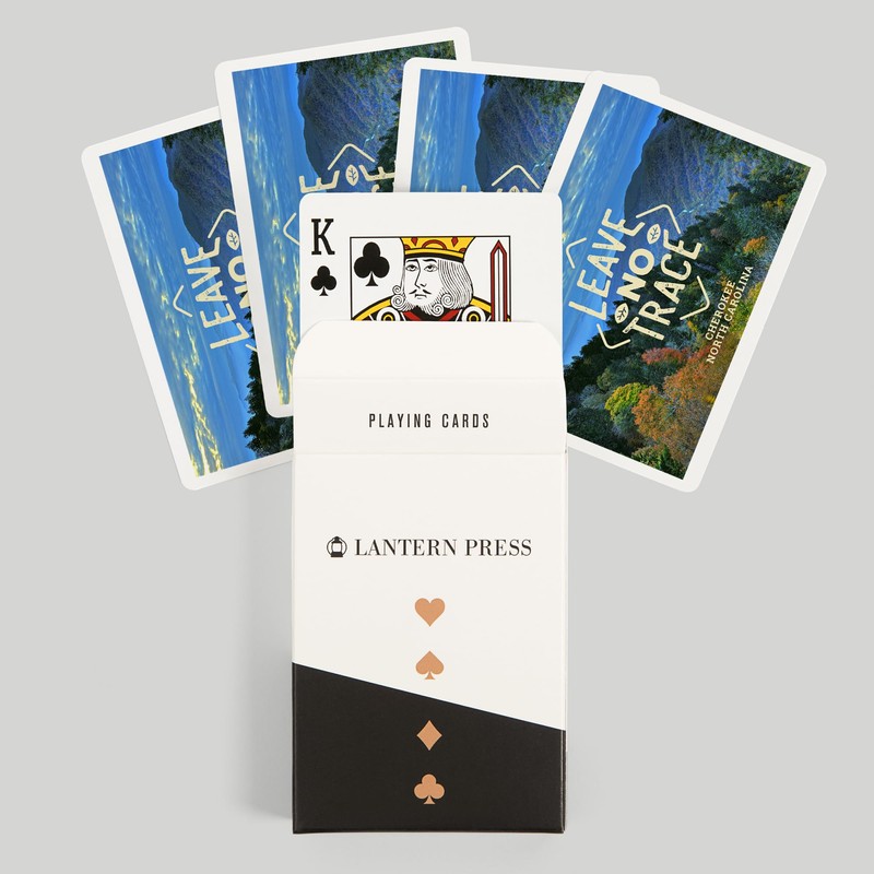 Cherokee, North Carolina, Leave No Trace (52 Playing Cards, Poker