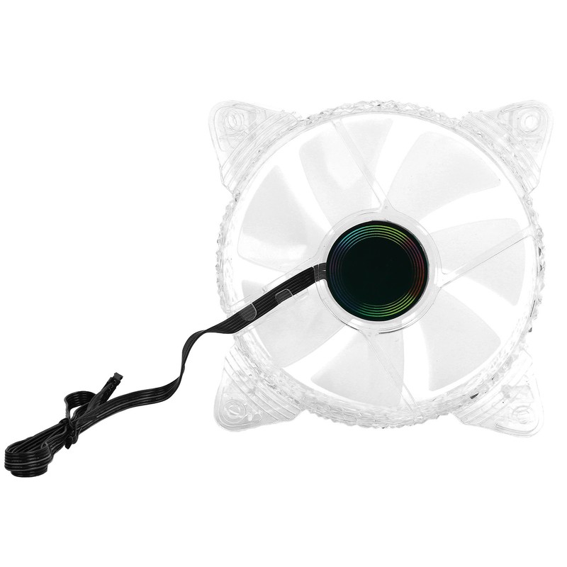 RGB MultiColor CPU Cooling Fan Computer Case Cooler Fan Ventilator