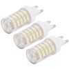 3Pcs G9 LED Lamp Bulb 2835 10W 1000LM 360 Angle