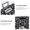 Richugui Cute Black and White cat Pattern Luggage Cover Elastic
