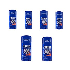 Arrid XX Antiperspirant/Deodorant, Maximum Strength, Solid, Regular 2.6 oz (73 g) (Pack of 6)