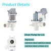 5859EA1004P, 5859EA1004G, 5859EA1004F Drain Pump L-G WT1101CW/ WT1501CW/ WT4870CW/ WT1201CV(W)